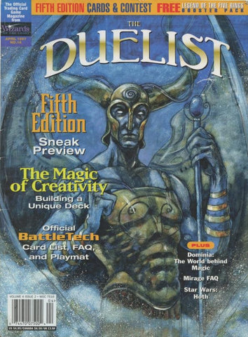 The Duelist Magazine #16 - Wizards Of The Coast - April 1997 - No Cards