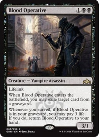 "Blood Operative" - Magic The Gathering Card - Guilds Of Ravnica