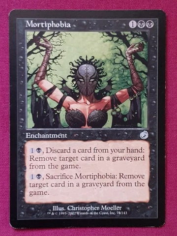 "Mortiphobia" - Magic The Gathering Card - Torment