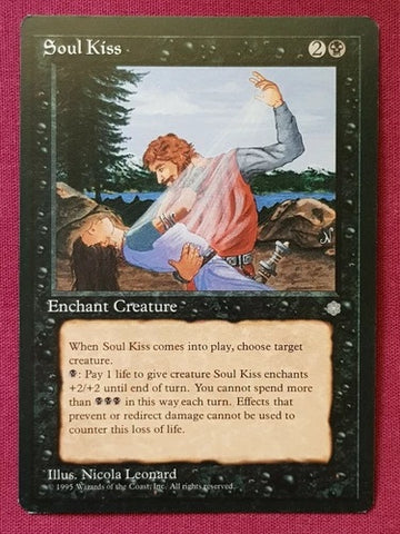 "Soul Kiss" - Magic The Gathering Card - Ice Age