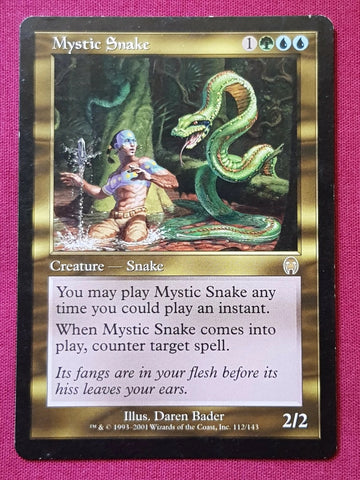 "Mystic Snake" - Magic The Gathering - Apocalypse