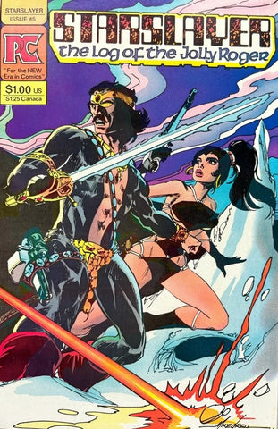 Starslayer: Log of the Jolly Roger #5 - First Comics - 1984