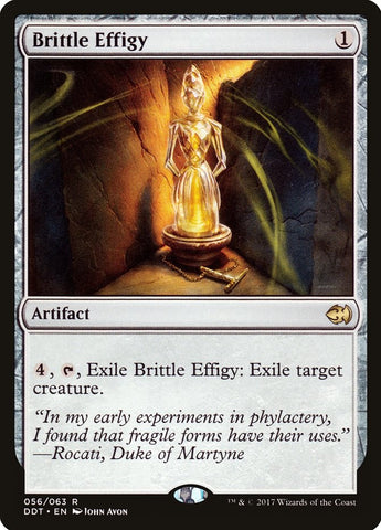 "Brittle Effigy" - Magic The Gathering Card - DDT