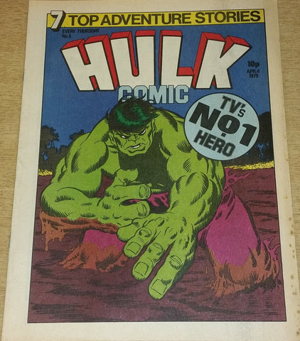 Hulk Comic #5 - Marvel Comics/British - 1979