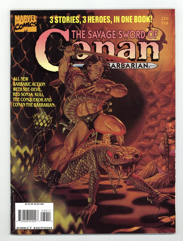 Savage Sword of Conan #230 - Marvel Magazines - 1995