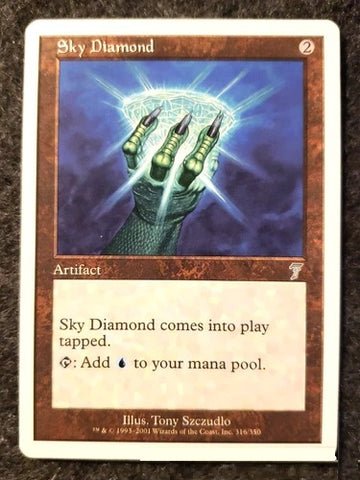 "Sky Diamond" - Magic The Gathering Card - 7th Edition