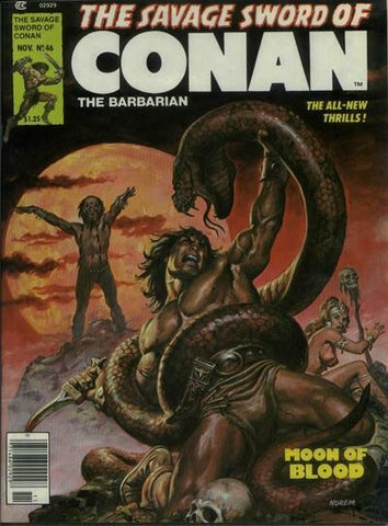 Savage Sword of Conan #46 - Marvel / Curtis Magazines - 1978