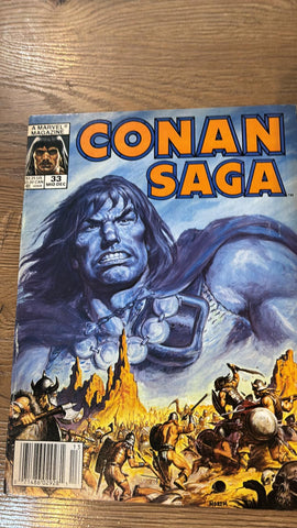 Conan Saga #33 - Marvel Magazines - 1989