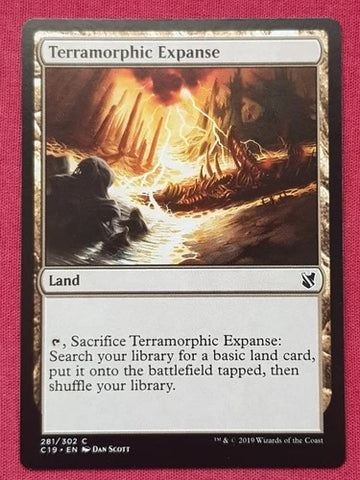 "Terramorphic Expanse" - Magic The Gathering Card - C19