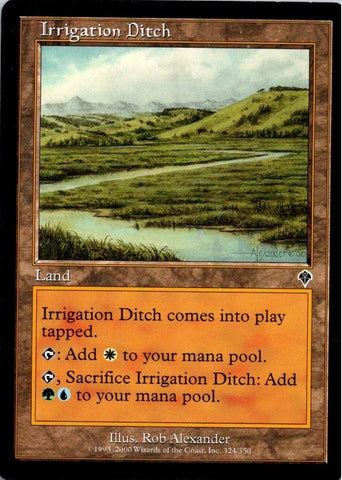 "Irrigation Ditch" - Magic The Gathering - Invasion