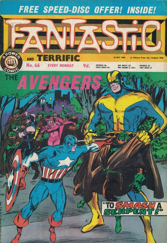 Fantastic Comic #66 - Marvel UK - 1968