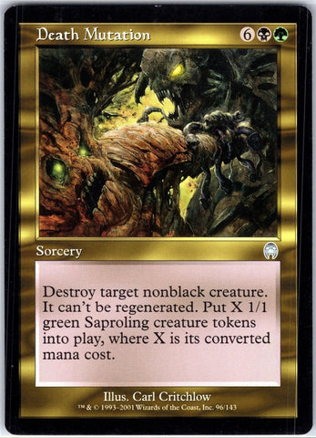 "Death Mutation" x4 - Magic The Gathering - Apocalypse - 4-Card Playset