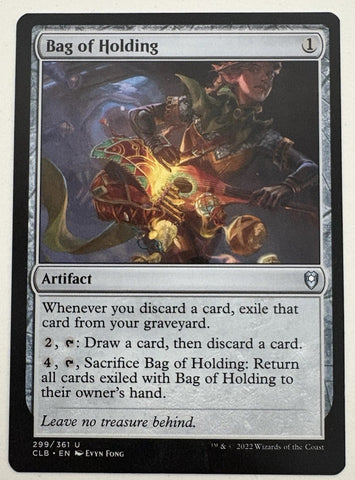 "Bag Of Holding" - Magic The Gathering Card - CLB