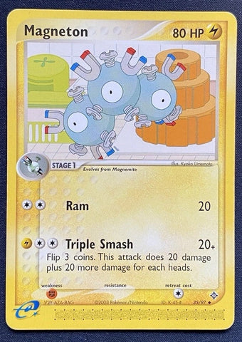 Magneton 35/97 - Pokémon Card - 2003 - Non-Holo
