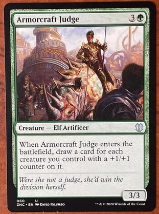 "Armorcraft Judge" - Magic The Gathering Card - ZNC