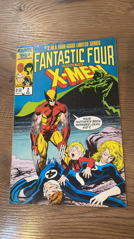 Fantastic Four vs X-Men #2 - Marvel Comics - 1987