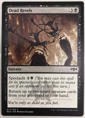 "Dead Revels" - Magic The Gathering Card - RNA