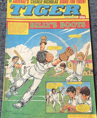 Tiger British Comic LOT A2 (6x Comics) - IPC Magazines - 1983