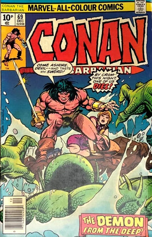 Conan the Barbarian #69 - Marvel Comics - 1976 - VG/FN Condition