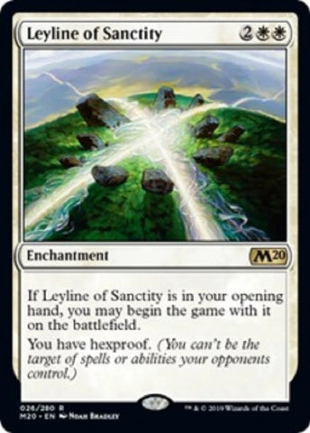 "Leyline Of Sanctity" - Magic The Gathering Card - M20