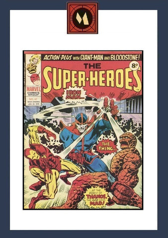 The Super-Heroes #47 - Marvel Comics / British - 1976