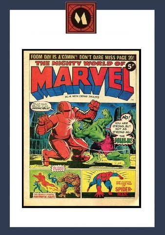 Mighty World Of Marvel #14 - Marvel Comics / British - 1973