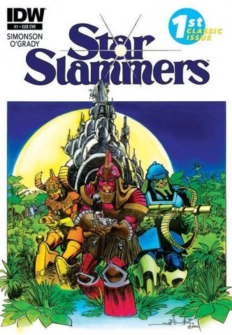 Star Slammers #1 - IDW - 2014 - Sub Cvr