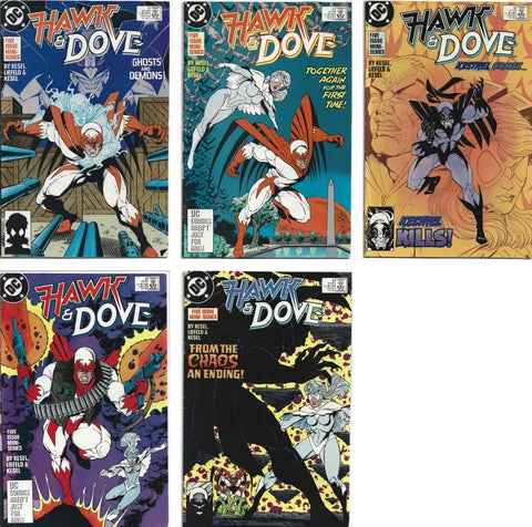 Hawk & Dove #1 - #5 (Complete Mini Series) - DC Comics - 1988