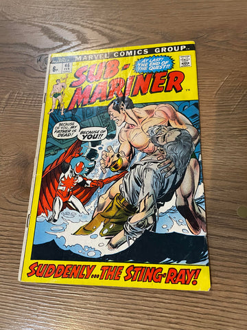 Sub-Mariner #46 - Marvel - 1972 - Back Issue