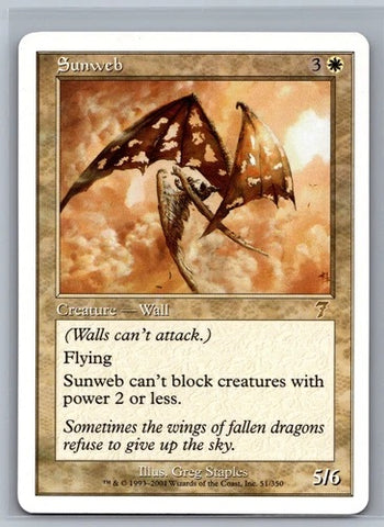 "Sunweb" - Magic The Gathering - 7th Edition