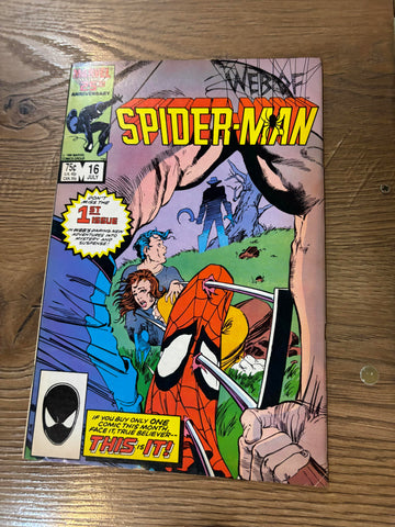Web of Spider-Man #16 - Marvel Comics - 1986