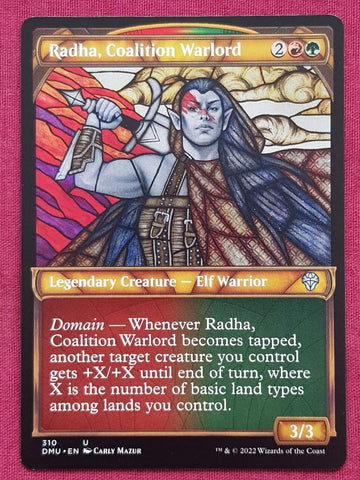 "Radha, Coalition Warlord" - Magic The Gathering Card - Dominaria United
