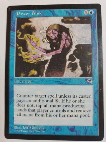 "Power Sink" x4 - Magic The Gathering Card - Tempest - 4-Card Playset