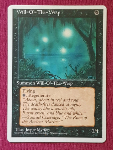 "Will-O'-the-Wisp"" - Magic The Gathering Card - 4th Edition