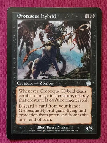 "Grotesque Hybrid" - Magic The Gathering Card - Torment