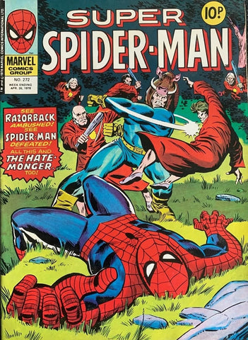 Super Spider-Man #272 - Marvel Comics/British - 1978