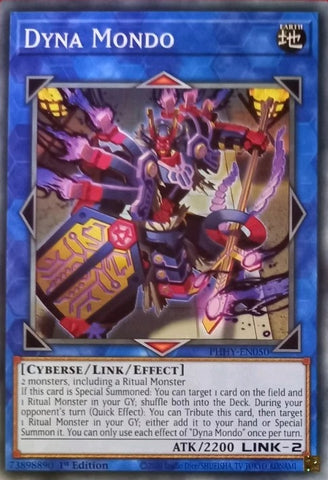 "Dyna Mondo" PHHY-EN050 - Yu-Gi-Oh! - Photon Hypernova - 3x Card Playset