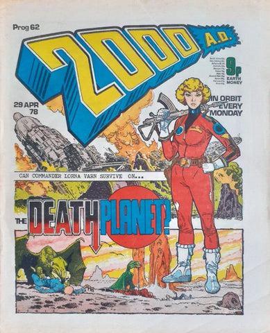 2000AD Comic Prog #62 - #73 (12x Comics RUN) - 1978