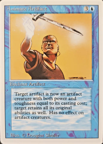"Animate Artifact" - Magic The Gathering Card - Revised