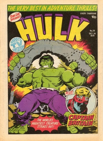 Hulk Comic #34 - Marvel Comics/British - 1979