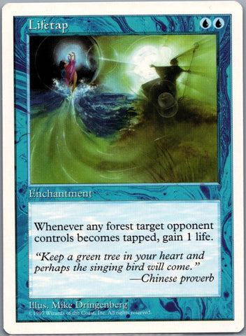 "Lifetap" x4 - Magic The Gathering Card - 5th Edition - 4-Card Playset