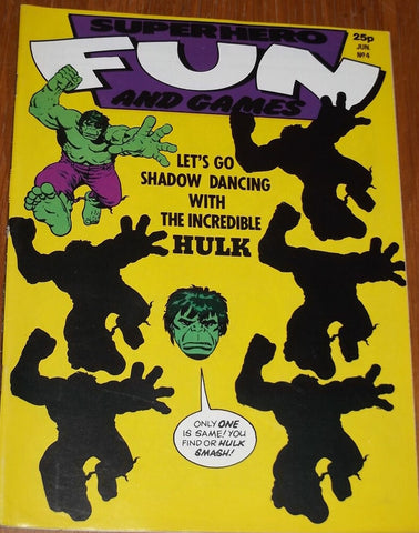 Superhero Fun And Games #4 - Marvel Comics - 1979