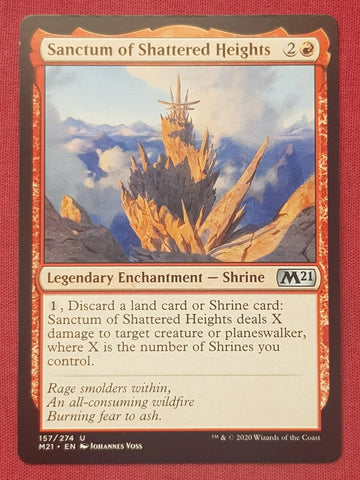 "Sanctum Of Shattered Heights" - Magic The Gathering Card - M21
