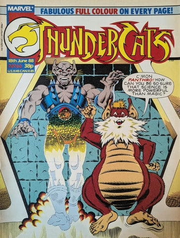 Thundercats Comic #66 - Marvel / British - 1988 - Mini-Poster Intact