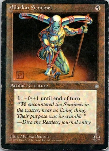 "Adarkar Sentinel" - Magic The Gathering - Ice Age