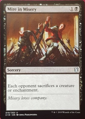 "Mire In Misery" - Magic The Gathering Card - C19