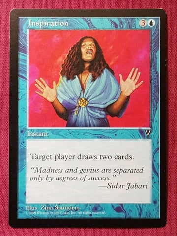 "Inspiration" - Magic The Gathering Card - Visions