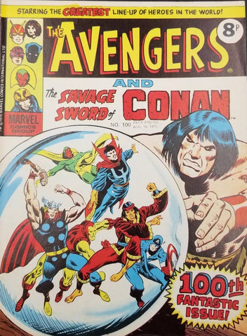 The Avengers #100 - Marvel Comics / British - 1975