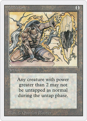 "Meekstone" - Magic The Gathering Card - Revised