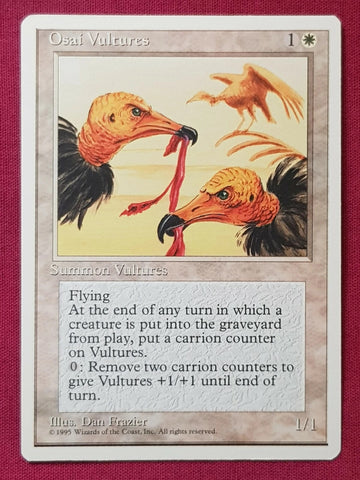"Osai Vultures" x4 - Magic The Gathering Card - 4th Edition - 4-Card Playset
